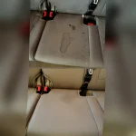 Deep Interior cleaning before/after — family SUV rear seating, Phoenix AZ, Buffr.”